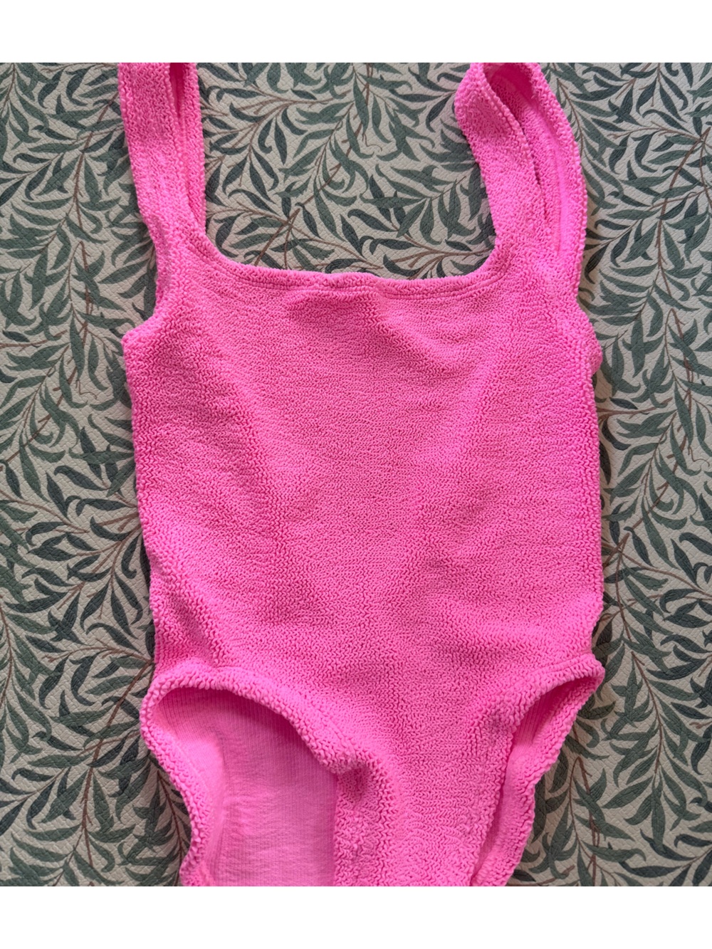 Hunza G Pink Terry One-Piece Swimsuit (One Size - Brand known for this!) - Picture 2 of 5